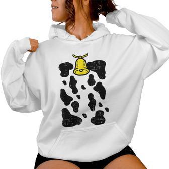 Cow Costume Halloween Farm Animal Farmer Kid Women Hoodie - Thegiftio UK