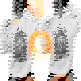 Desert Life Vintage Cactus Women Hoodie - Monsterry