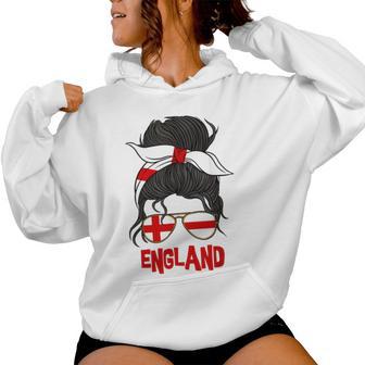 England For Girl English Flag For Englishwomen Women Hoodie - Thegiftio UK