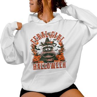 Feral Girl Halloween Women Hoodie - Thegiftio UK