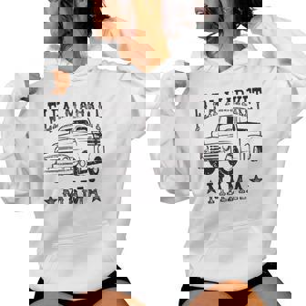 Flea Market Mama Cute Vintage Truck Women Hoodie - Monsterry