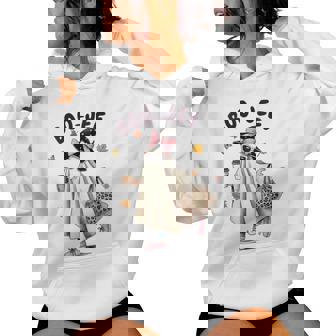 Boo-Jee Ghost Halloween Boo Jee Ghost Spooky Season Women Hoodie - Monsterry