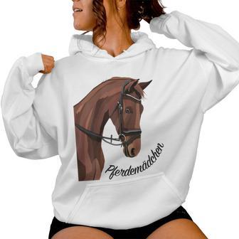 Horse Girl Horse Riding Rider Girls Ladies Women's Kapuzenpullover für Damen - Geschenkecke