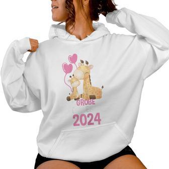 Ich Werde Eine Große Schwester 2024 Cute Kapuzenpullover für Damen - Geschenkecke