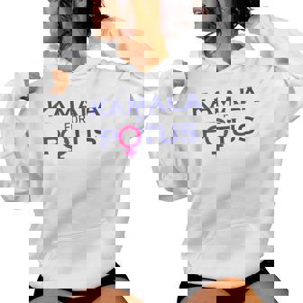 Kamala For Potus Woman President Harris Democratic Campaign Women Hoodie - Monsterry