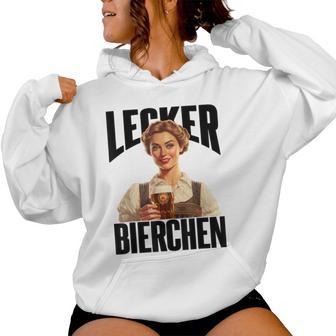 Lecker Bierchen Women's Kapuzenpullover für Damen - Geschenkecke