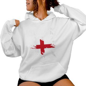 Lioness & England Flag Splatter For & Girls Women Hoodie - Thegiftio UK