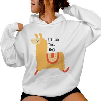Llama Dey Rey Music T Lana Del Women Hoodie - Thegiftio UK