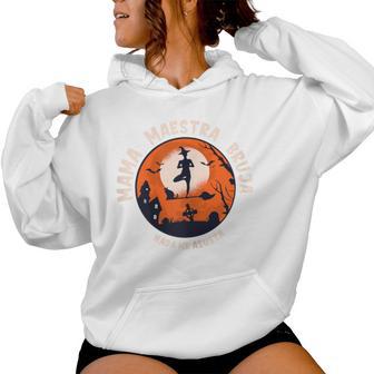 Mama Bruja Maestra Divertido Halloween Spanish Teacher Women Hoodie - Thegiftio UK