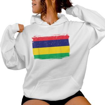 Mauritius Flag Women's Children's Blue Kapuzenpullover für Damen - Geschenkecke