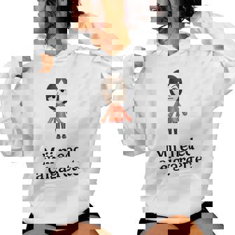Mii Need A Cigarette Humour Women Women Hoodie | Mazezy
