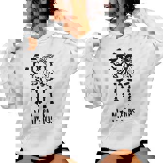 Mr & Mrs Skeleton Couple Bride And Groom Gothic Wedding Women Hoodie - Monsterry