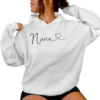 Nana For Grandma Christmas Mother's Day Birthday Women Hoodie - Thegiftio UK