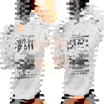 Please Be Patient With Me I'm From The 1900S Vintage Horse Women Hoodie - Monsterry