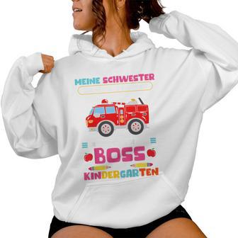 My Sister Goes To School Kapuzenpullover für Damen - Geschenkecke