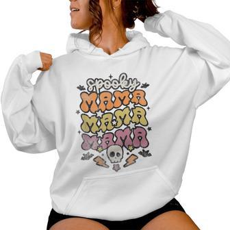 Spooky Mama Mini Mom And Baby Matching Outfits Halloween Women Hoodie - Thegiftio UK