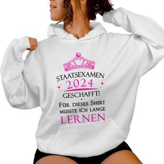 Staatsexamen Jurassic Teacher Medicine Pharmazie Bestanden Kapuzenpullover für Damen - Geschenkecke