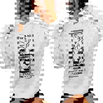 Tarot Card The Coffee Snob Coffee Jitters Fortune Teller Women Hoodie - Monsterry