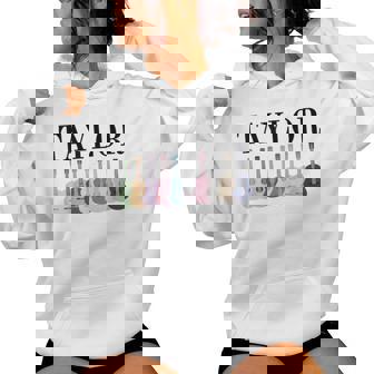 Taylor Personalized Name I Love Taylor Girl Groovy Birthday Women Hoodie | Mazezy