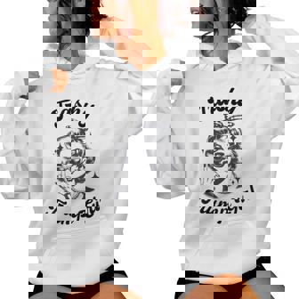 Trashy Trump Girl Maga Garbage Trump Supporter Woman Women Hoodie | Mazezy