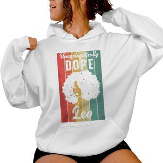 Unapologetically Dope Leo Melanin Horoscope Women Hoodie - Thegiftio UK