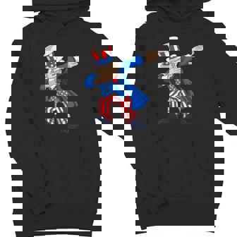 4Th Of July Dabbing Uncle Sam American Flag Kids Boys Men Youth Hoodie - Monsterry