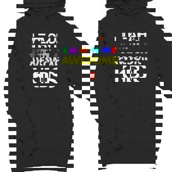 Autism Teacher I Teach Awesome Kids Youth Hoodie - Monsterry