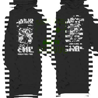 Back To School Game Over First Day Of School Gamer Youth Hoodie - Monsterry