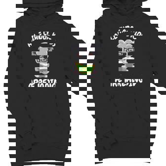 All The Cool Kids Are Reading Koala Bear Read Youth Hoodie - Monsterry