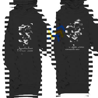 Down Syndrome Awareness Month Costume Ribbon Youth Hoodie - Monsterry