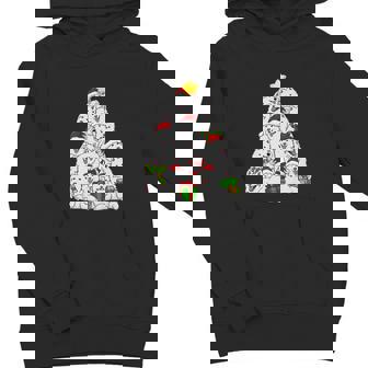 Christmas American Eskimo Pajama Shirt Tree Dog Xmas Youth Hoodie - Monsterry