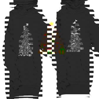 Christmas Doberman Pajama Shirt Tree Dog Dad Mom Xmas Youth Hoodie - Monsterry