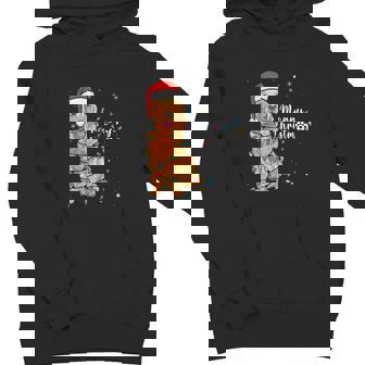 My Golden Retriever Merry Christmas Tree Lights Santa Pajama Youth Hoodie - Monsterry