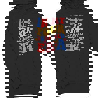 Groovy In My Four Year Old Era 4Th Birthday 4 Years Old Kid Youth Hoodie - Monsterry