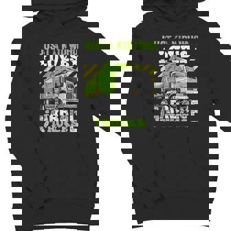 Just A Kid Who Loves Garbage Trucks For Boys Youth Hoodie - Monsterry