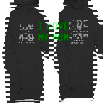 I Love My Mom Shirt Gamer For N Boys Video Games V2 Youth Hoodie - Monsterry