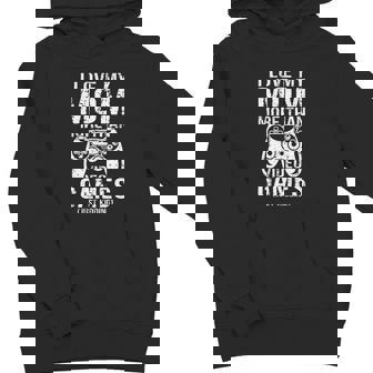 I Love My Mom Video Gamer Valentines Day For Boys Kids Teen Youth Hoodie - Monsterry