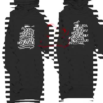 Merry Christmas Santa Hat Youth Hoodie - Monsterry