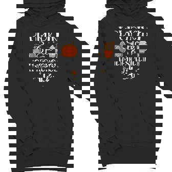 Pumpkin Spice And Homeschool Life Autumn Back To Homeschool Youth Hoodie - Monsterry