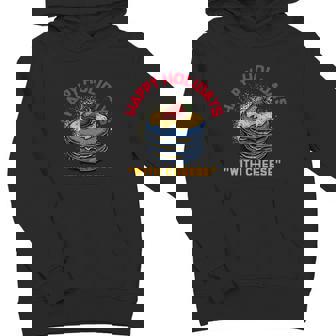 Ugly Christmas Sweater Burger Happy Holidays With Cheese V20 Youth Hoodie - Monsterry