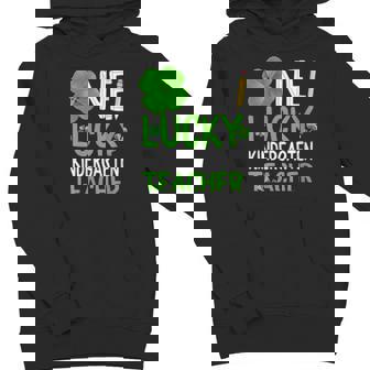 Womens St Patricks One Lucky Kindergarten Teacher Shamrock Irish Youth Hoodie - Monsterry