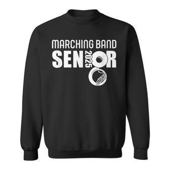 2025 Senior Sousaphone Class Of 2025 Marching Band Tuba Sweatshirt - Thegiftio UK