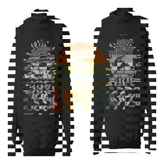 30 Years Old Born In August 1994 Vintage 30Th Birthday Men Sweatshirt - Thegiftio UK