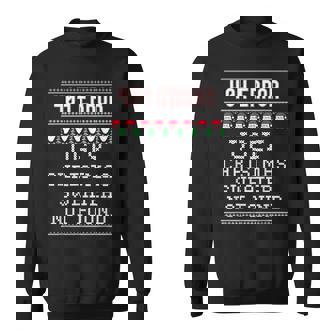 404 Error Ugly Christmas Sweater Not Found Humorous Holiday Sweatshirt - Thegiftio