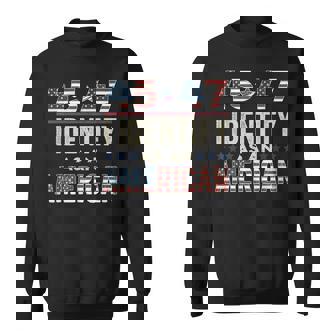 45 47 I Identify As An American Trump President 2024 Sweatshirt | Seseable UK