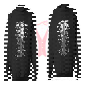 4Th Of July Boys Usa Tuxedo Us American Flag Youth Sweatshirt | Mazezy