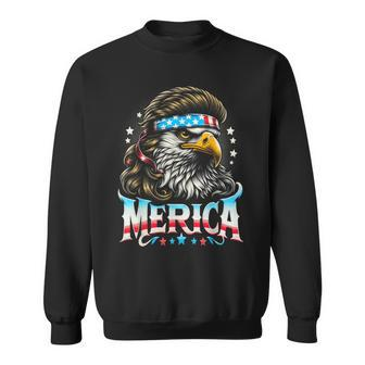 4Th Of July Patriotic Eagle July 4Th Usa Merica Sweatshirt - Monsterry DE
