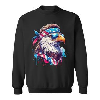4Th Of July Patriotic Eagle July 4Th Usa Murica Sweatshirt - Monsterry CA