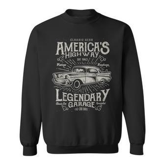 50Sintage Retro Carintage Car S Sweatshirt - Seseable