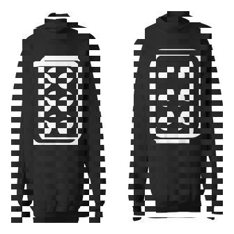 6 Dice And Six Dice Costume Sweatshirt | Mazezy